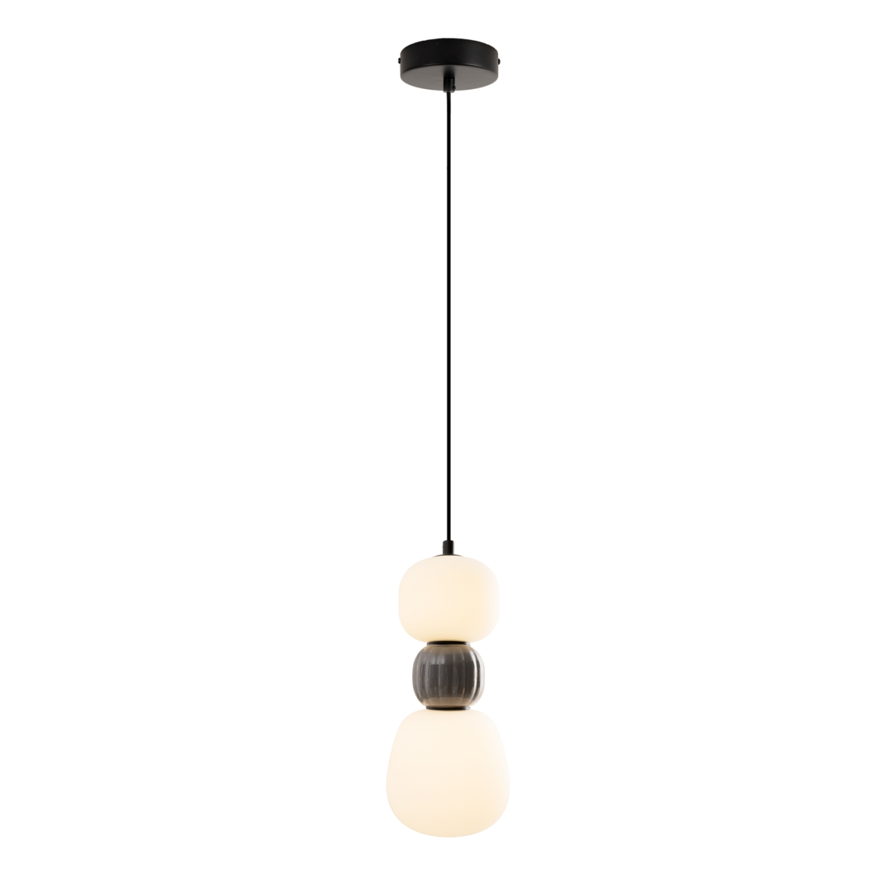 MAXLIGHT P0629 SUSPENSIE MULTICOLOR MODERN 13W, OPAL + DARK GREY [2]