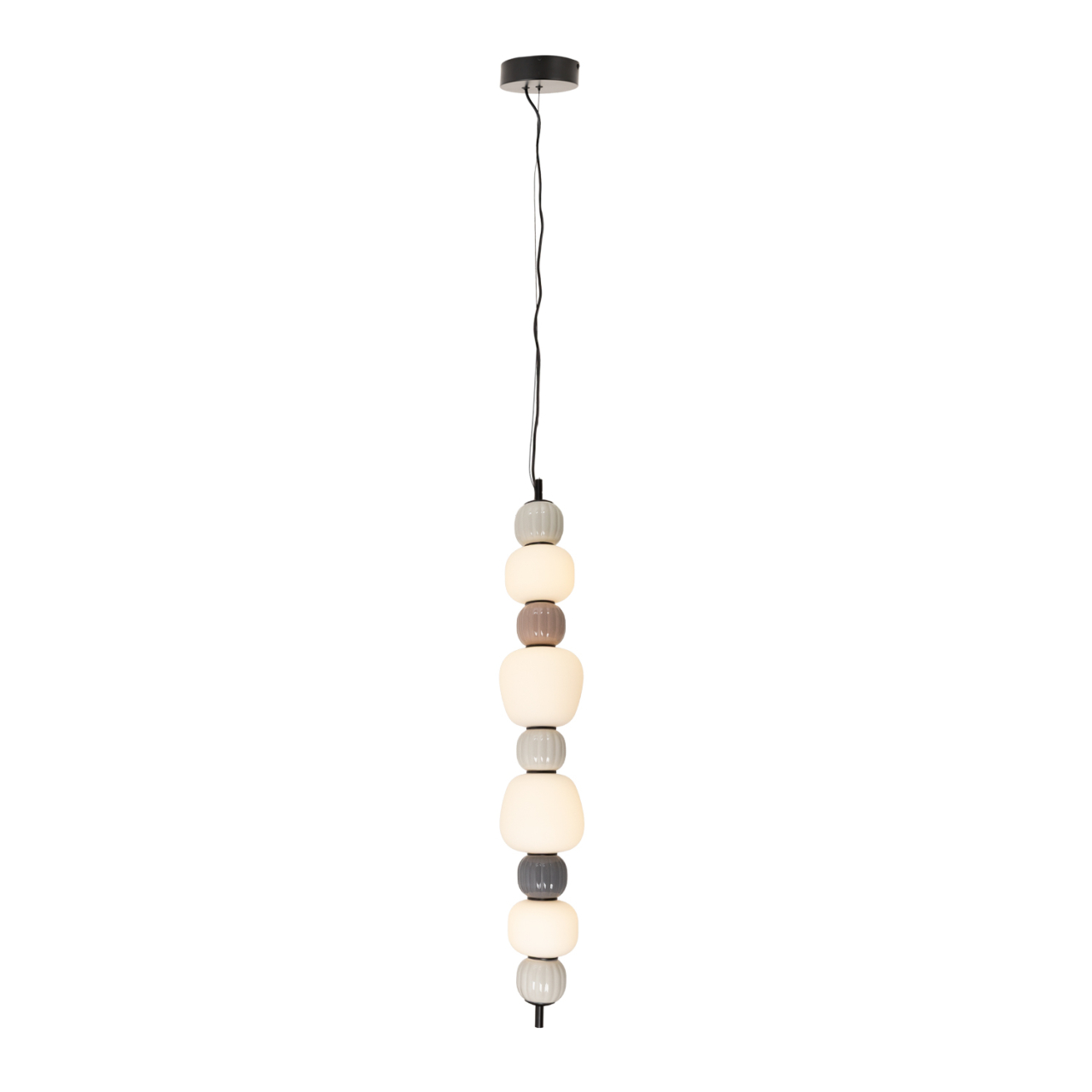 MAXLIGHT P0631 SUSPENSIE MODERN 32W, OPAL + DARK GREY+MEDIUM BROWN+LIGHT GREY [4]