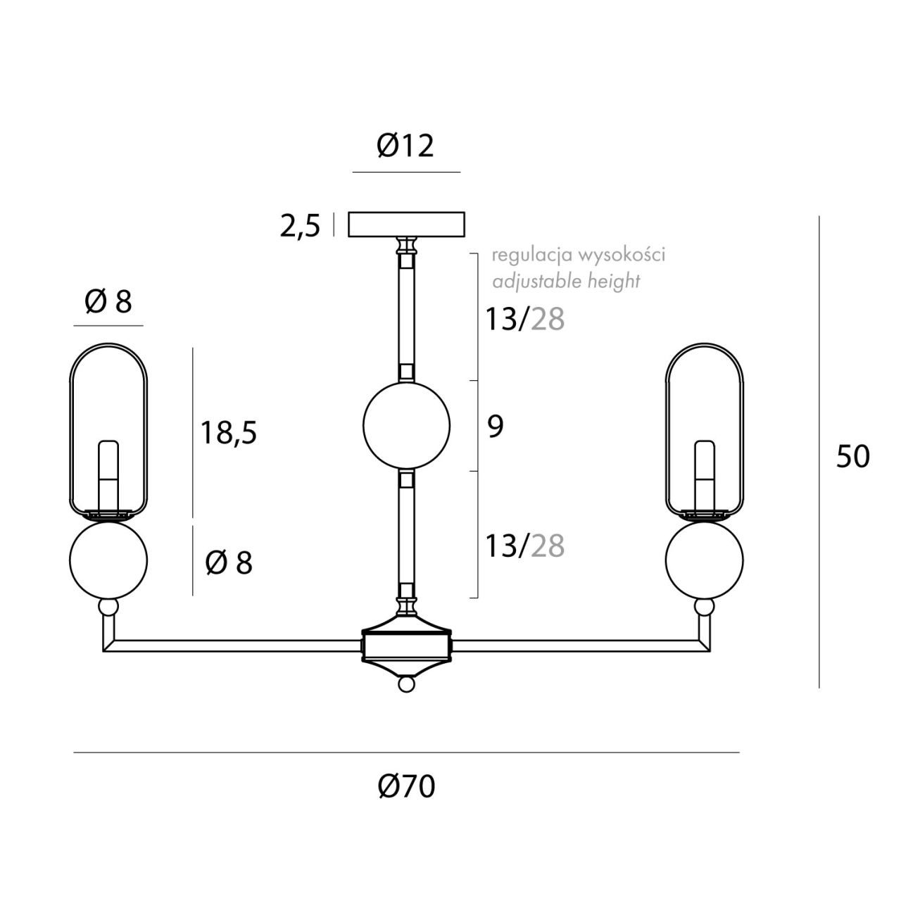 MAXLIGHT P0632 Lustre simple NOVA BLACK 7L [3]