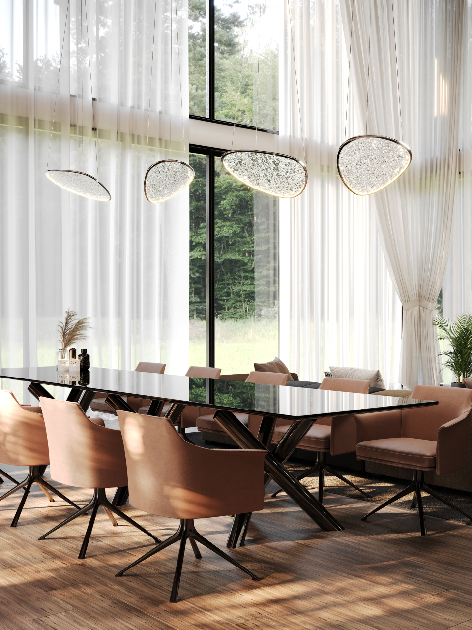 MAXLIGHT P0636D Lustre simple EMPIRE 17W, CHROM [5]