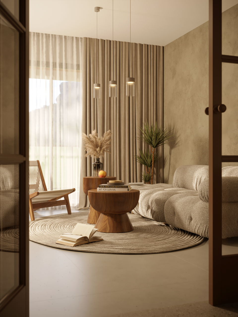 MAXLIGHT P0639 Lustre simple FUSION RAL7044 [6]
