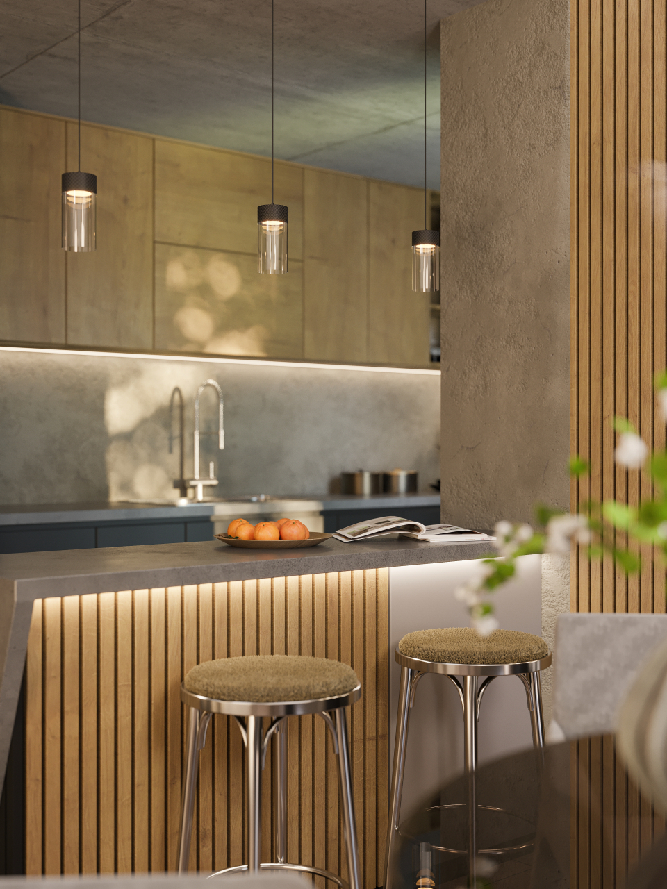 MAXLIGHT P0640 Lustre simple FUSION NEGRU [6]