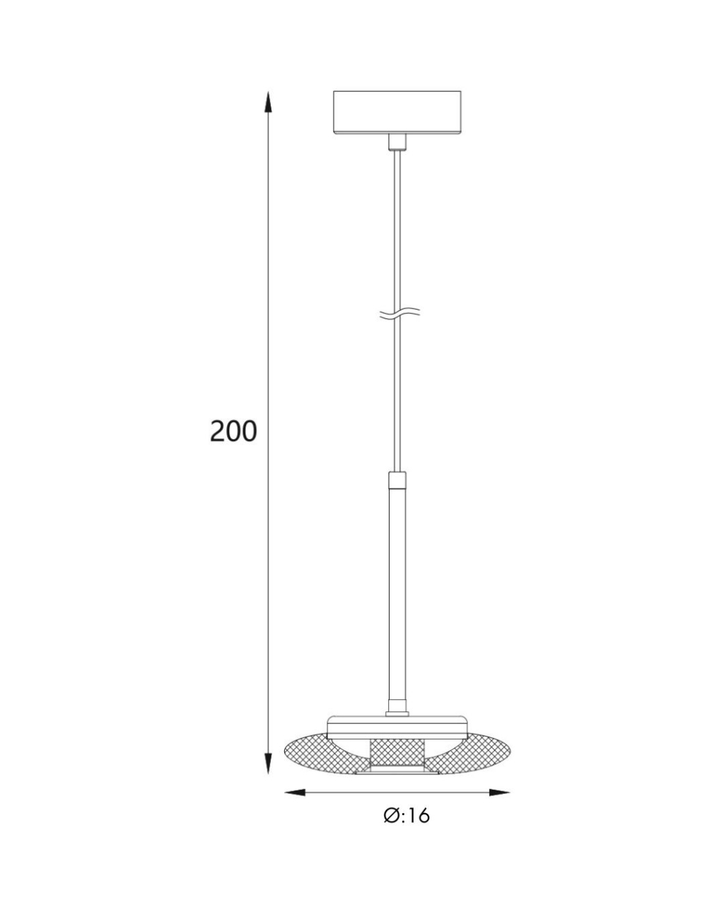 MAXLIGHT P0649 Lustre simple  LUNARIS  6W [5]