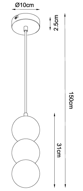Maxlight P0664 Alice - suspensie moderna [2]