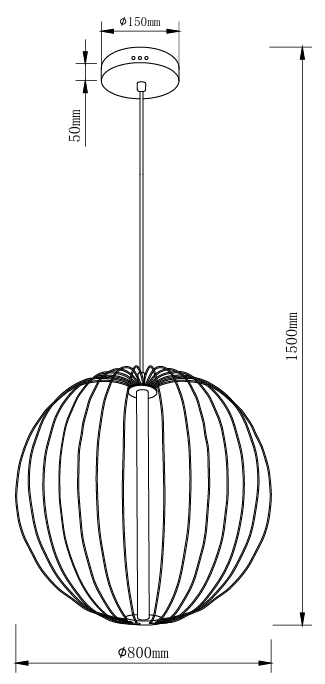 Maxlight P0677 Nelson - suspensie moderna LED [2]