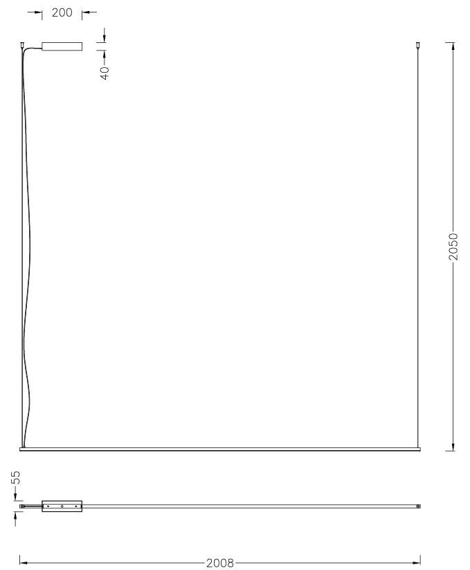 Maxlight P0681 Longi 48W - Suspensie moderna [2]