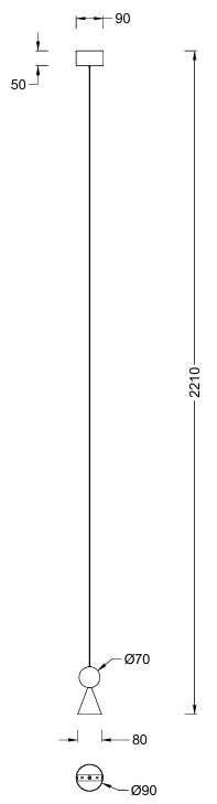 Maxlight P0682 Bingo 11W - suspensie moderna [2]