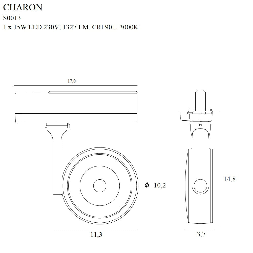 Maxlight S0007 Linear - Lamp for 3F track [4]