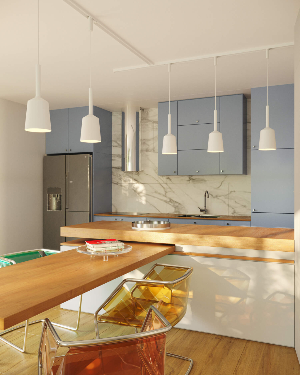 MAXLIGHT S0017 suspensie sina 3F TULIPE ALB [3]