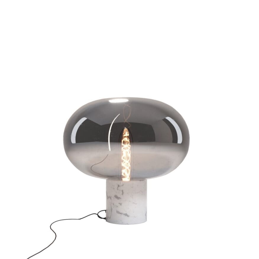 MAXLIGHT T0055 veioza MOONSTONE SMOKE GLASS + WHITE MARBLE [4]
