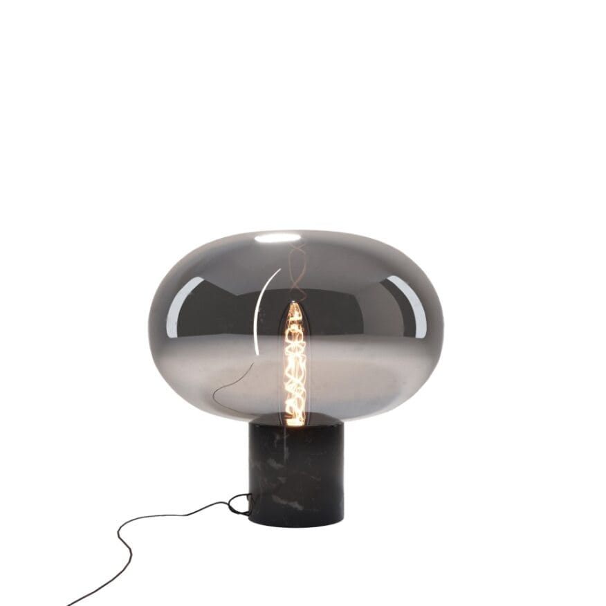 MAXLIGHT T0057 veioza MOONSTONE SMOKE GLASS + BLACK MARBLE [3]