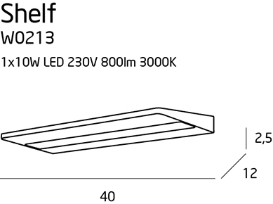 Maxlight W0213 Shelf [4]
