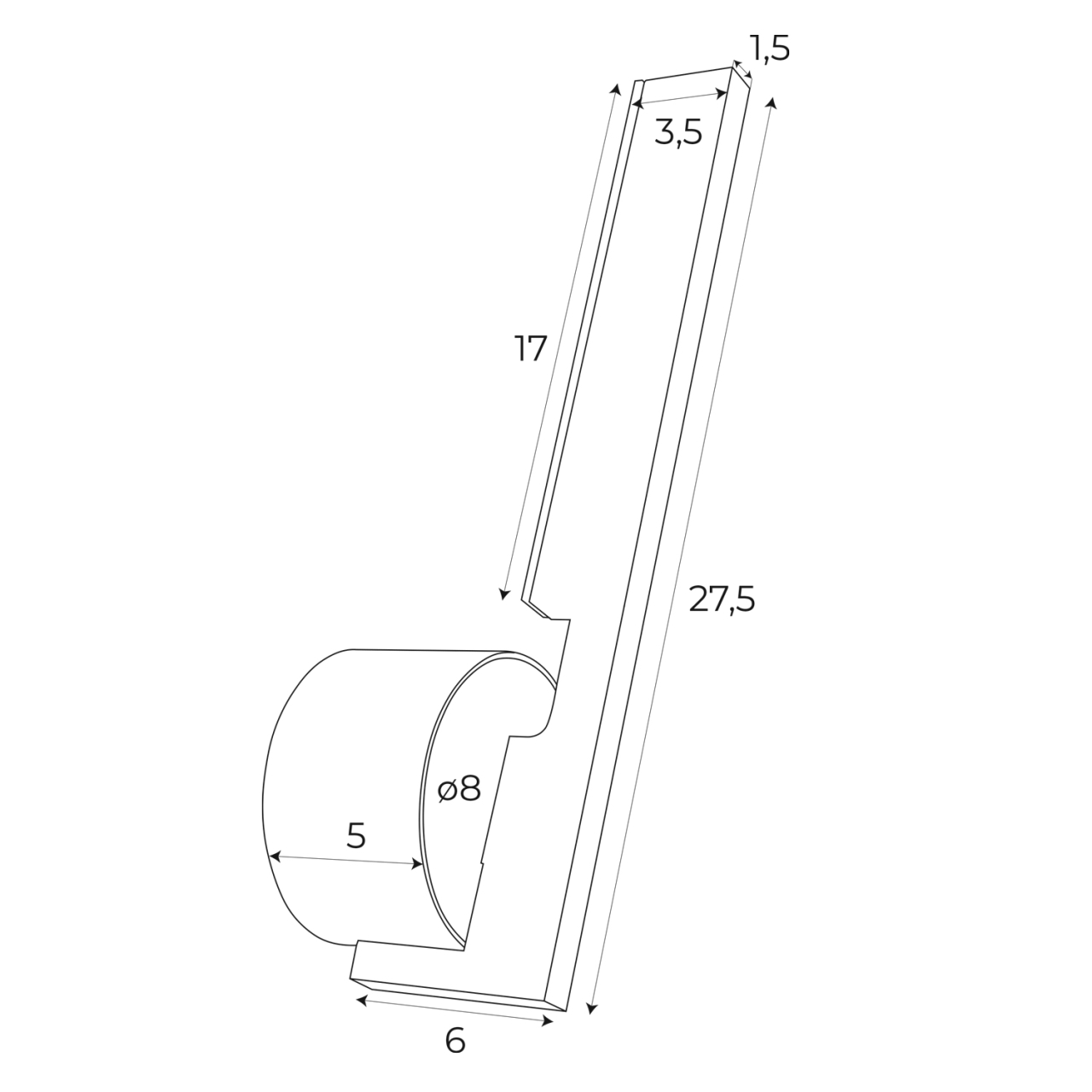 MAXLIGHT W0346 Aplice MERANO I NEGRU [7]