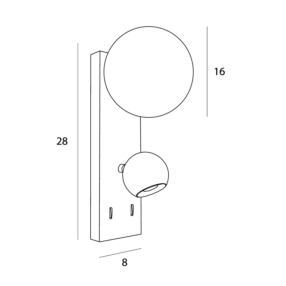 MAXLIGHT W0351 Aplice ATOM-Aplica [10]