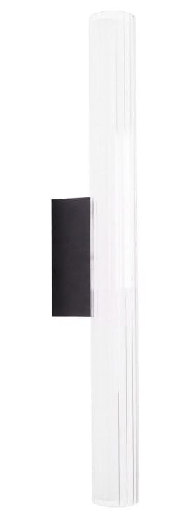 MAXLIGHT W0365 Aplice FAYETTE 61CM 12W IP44 3000K NEGRU [6]