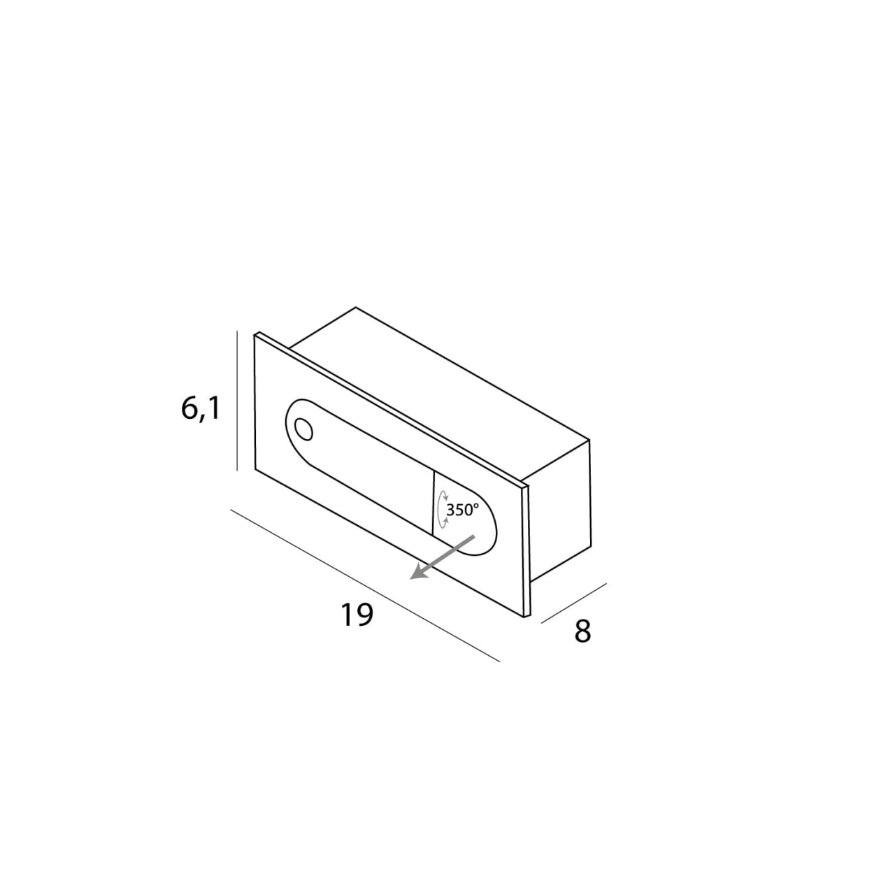 MAXLIGHT W0377 Aplice PODTYNKOWY LIBRA 3W-Aplica [11]