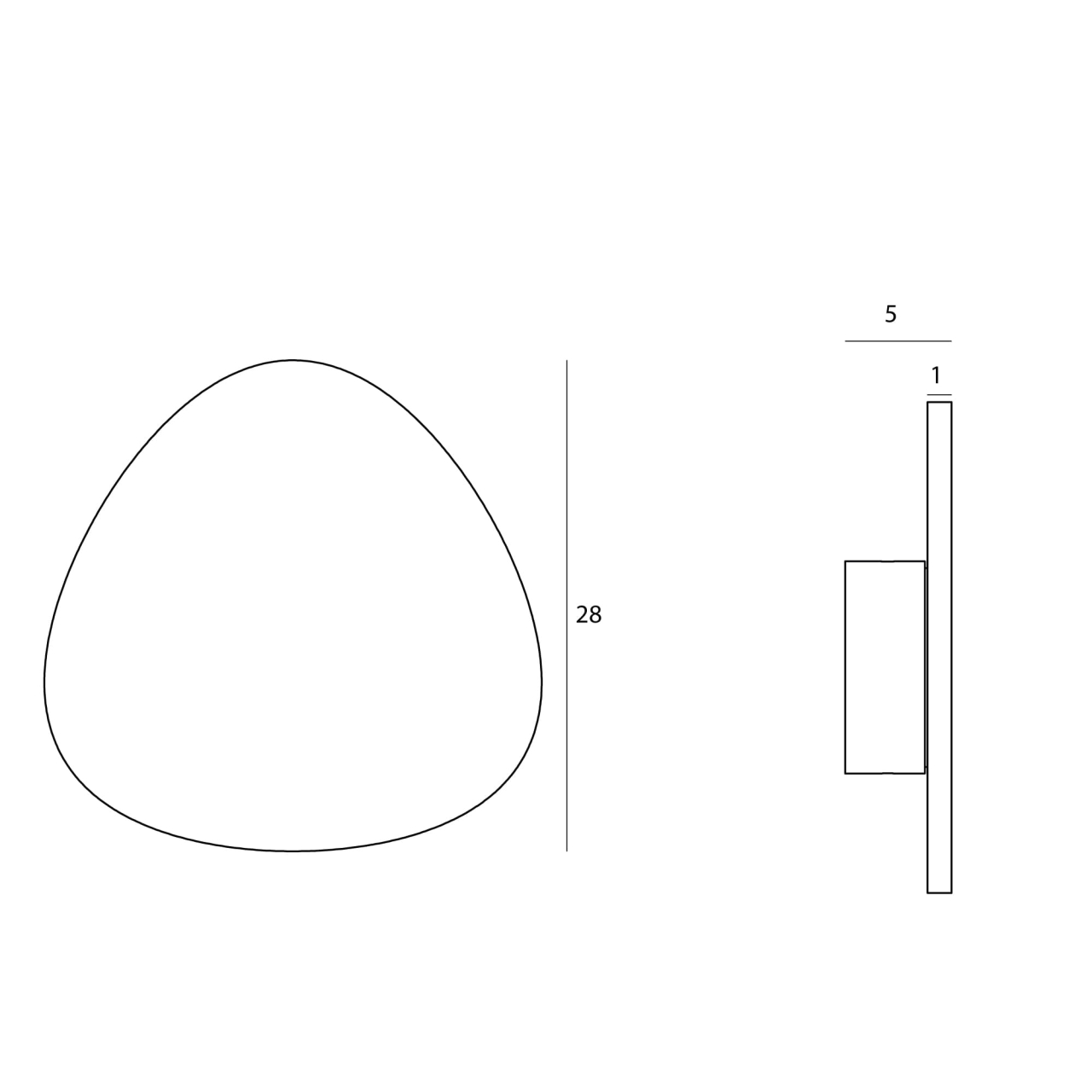 MAXLIGHT W0390 Aplice MARBLES 10W WHITE [3]