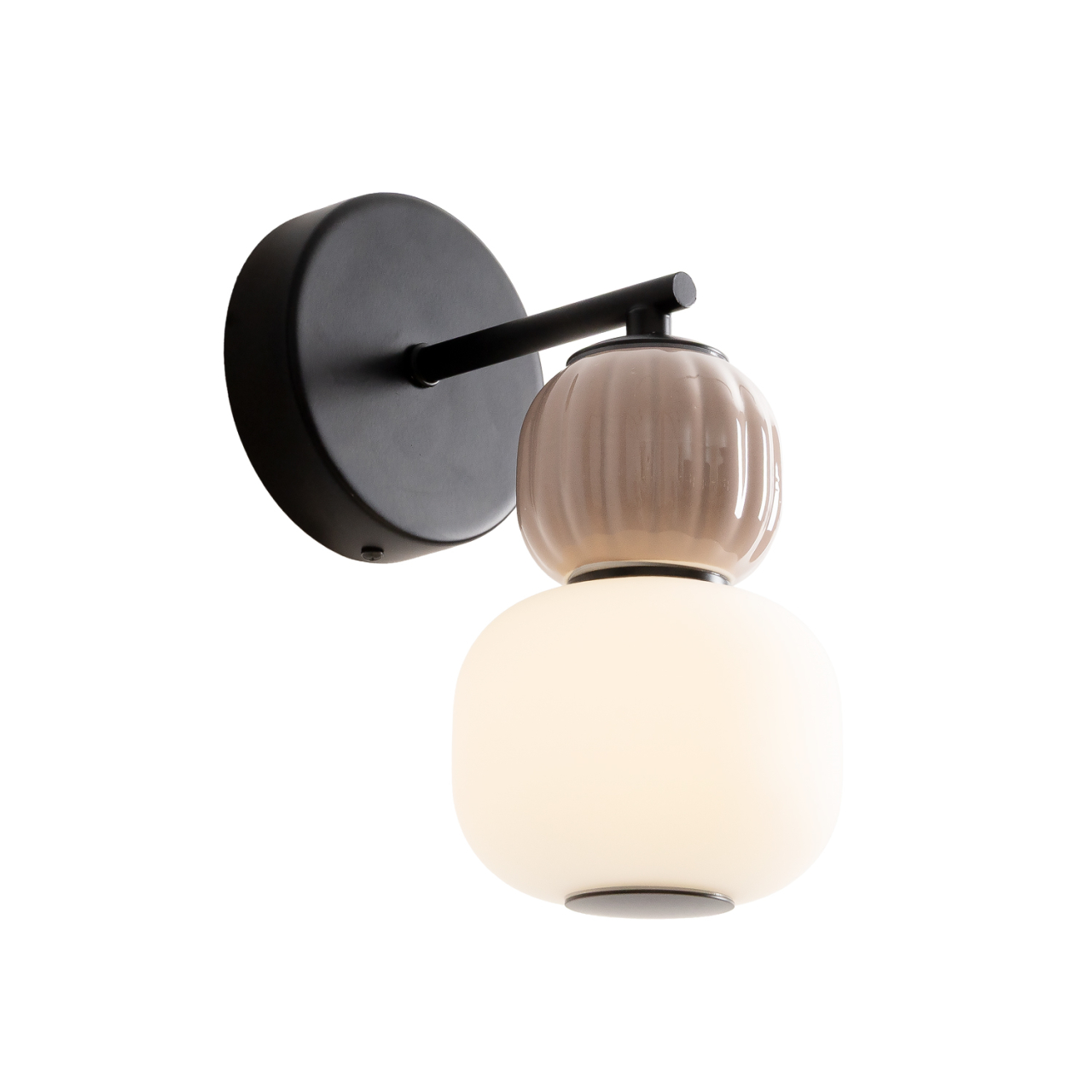 MAXLIGHT W0399 Aplice MULTICOLOR MODERN 5W, OPAL + MEDIUM BROWN [1]