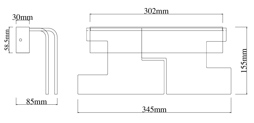 Maxlight W0442 Everest - aplica moderna [2]