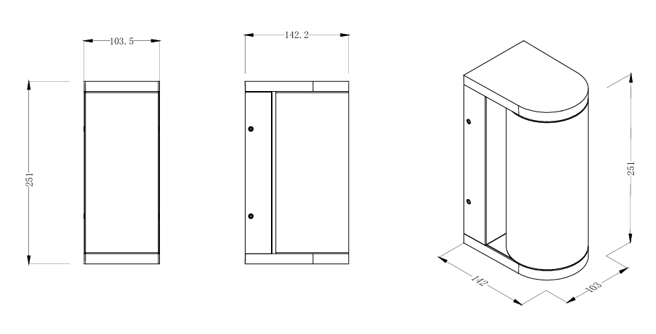 Maxlight W0466 Gardenia - aplica de exterior [5]