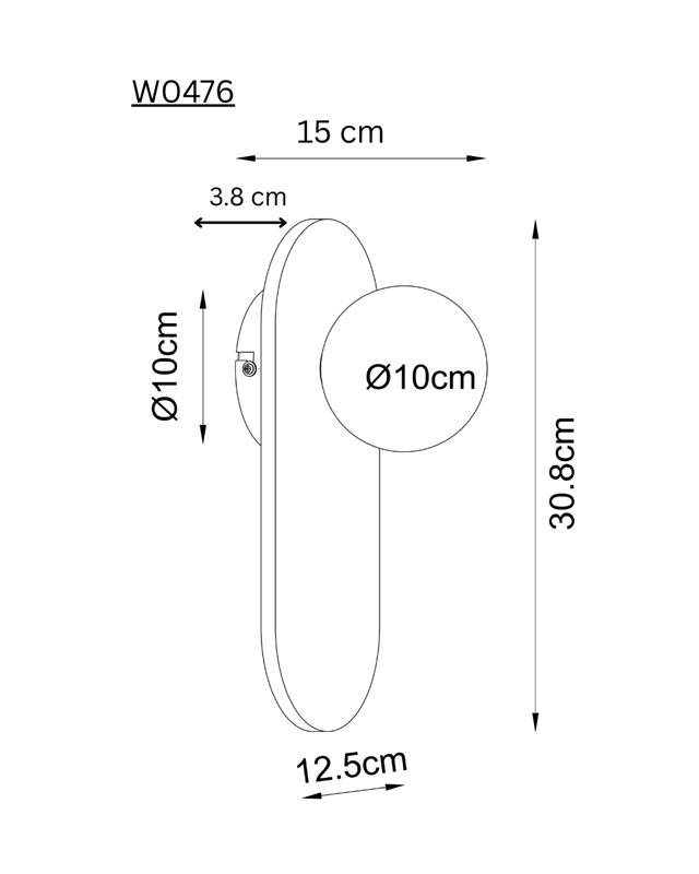 Maxlight W0476 Point - aplica moderna [2]