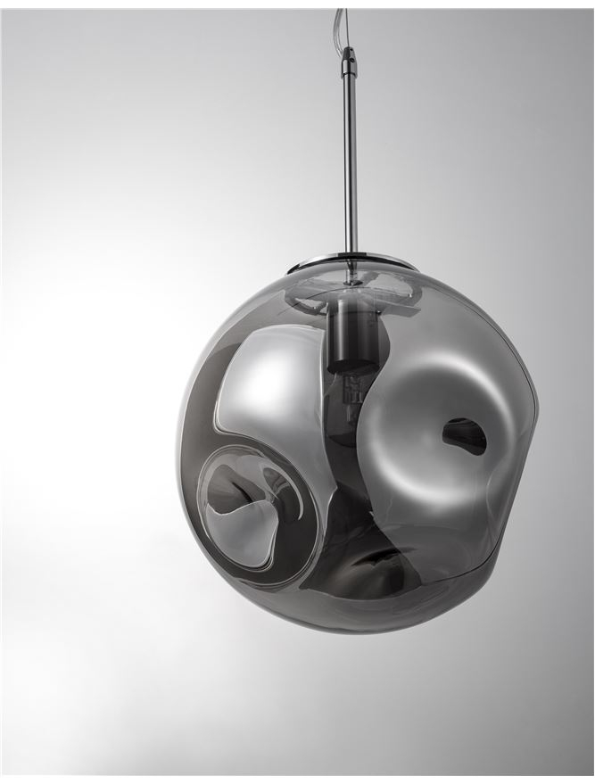 MAYAN suspensie SP1 - 9988103 - Chrome Metal Smoky Gray Glass [3]