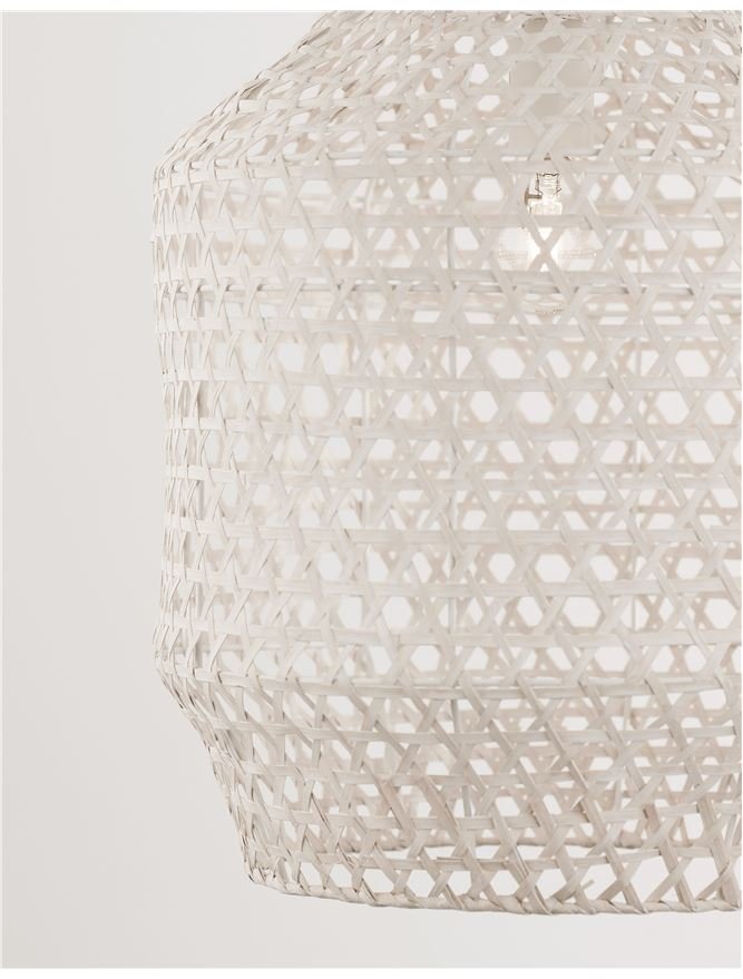 MIA suspensie SP1 - 9586596 - Ivory Bamboo White Fabric Wire & Base [3]