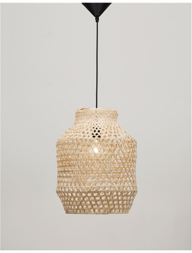 MIA suspensie SP1 - 9858659 - Natural Ratan Black Fabric Wire & Base [3]