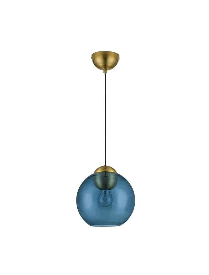 MIDORI suspensie SP1 - 9009240 - Brass Gold Metal & Dark Blue Glass [2]