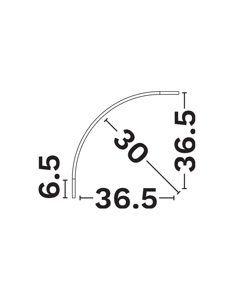 Minimal B-Track Black Curved-D60-143 [2]