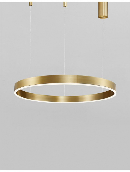 Suspensie moderna Motif diam 60 cm -  40W - Brass Gold Aluminium NOVA LUCE [2]