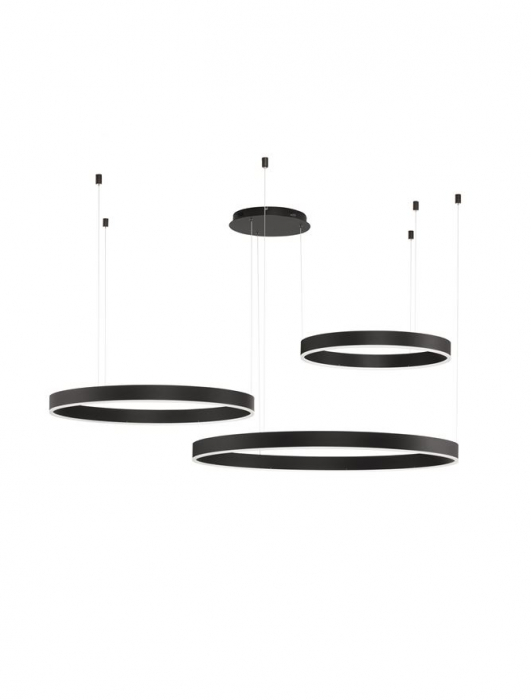 Suspensie moderna Motif Black diam 60/80/100 cm -  140W - NOVA LUCE [2]