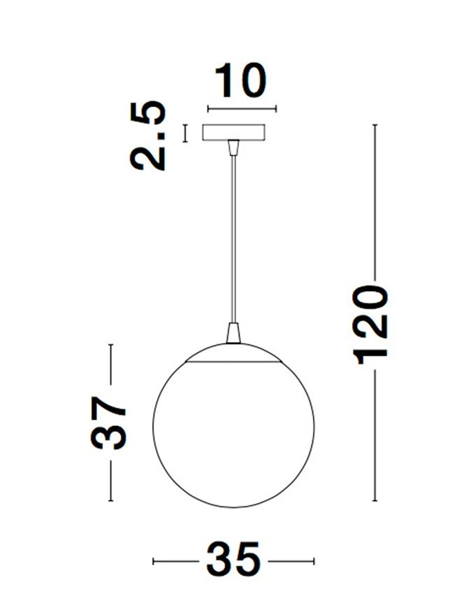 NAZIO suspensie SP1 -  9080351 - Gradient Copper Glass Chrome Aluminium [4]
