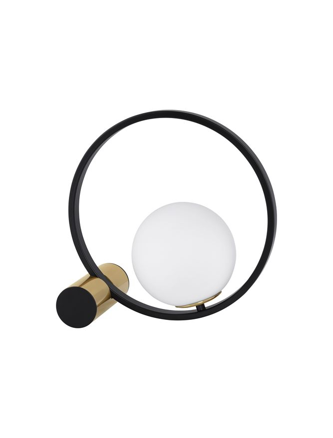 NESO veioza - 9624094 - Opal Glass Brushed Gold & Black Aluminium [2]