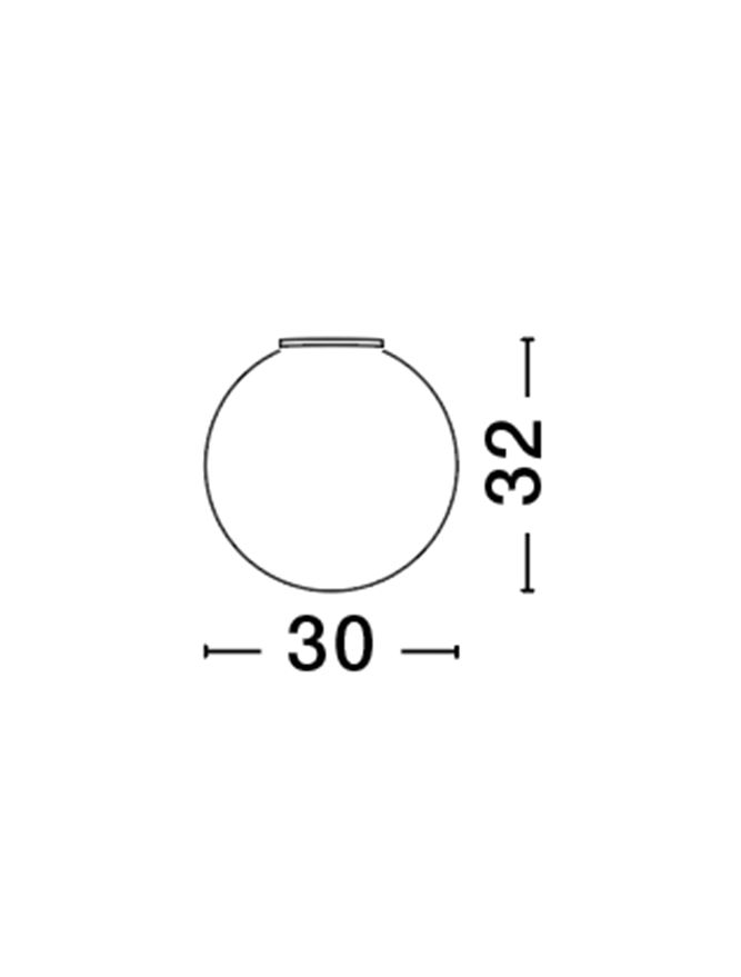 NEVOSO suspensie SP1 - 920424 - Opal Glass & White Metal [3]