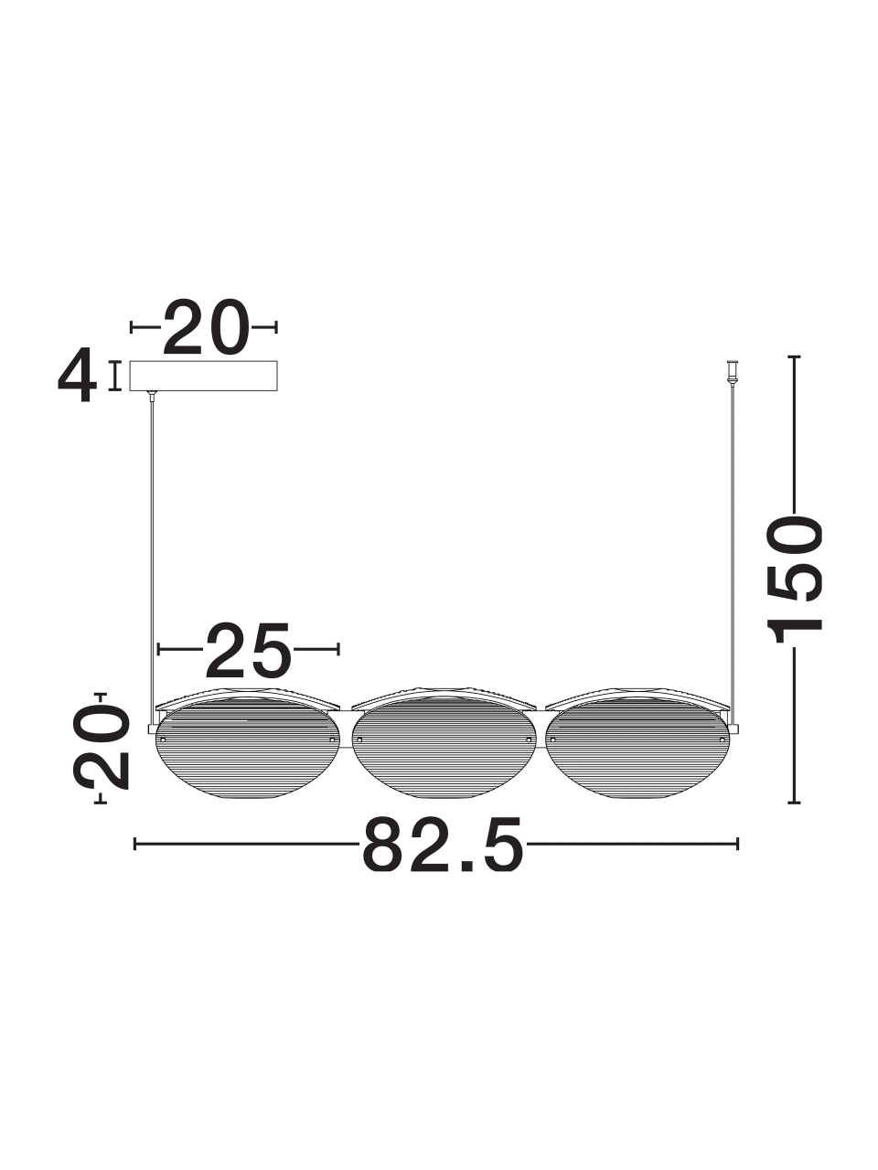 NOIR 1 black - suspensie moderna liniara ORZ [8]