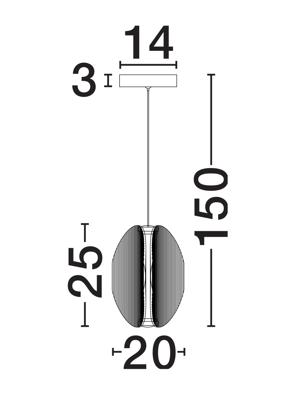NOIR 1 black - suspensie moderna [8]