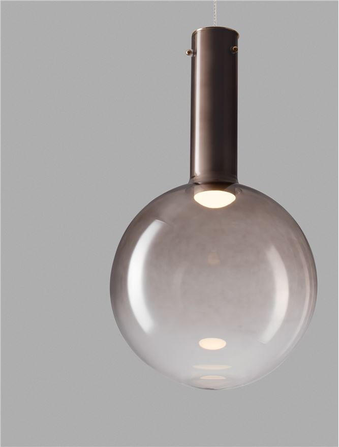 Nostos SP1 d30 - suspensie moderna - brown - Nova Luce 9009223 [2]