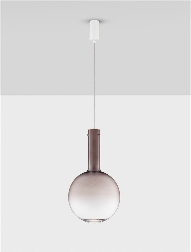 Nostos SP1 d30 - suspensie moderna - brown - Nova Luce 9009223 [1]