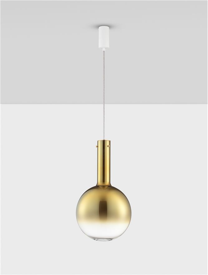 Nostos SP1 d30 - suspensie moderna - gold - Nova Luce [2]