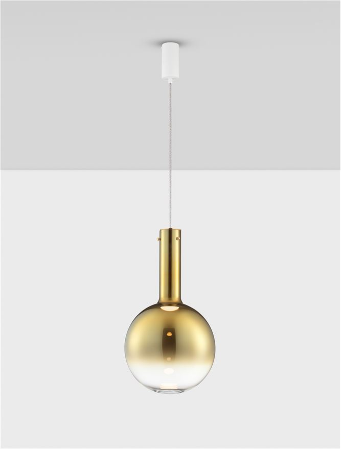 Nostos SP1 d30 - suspensie moderna - gold - Nova Luce [4]