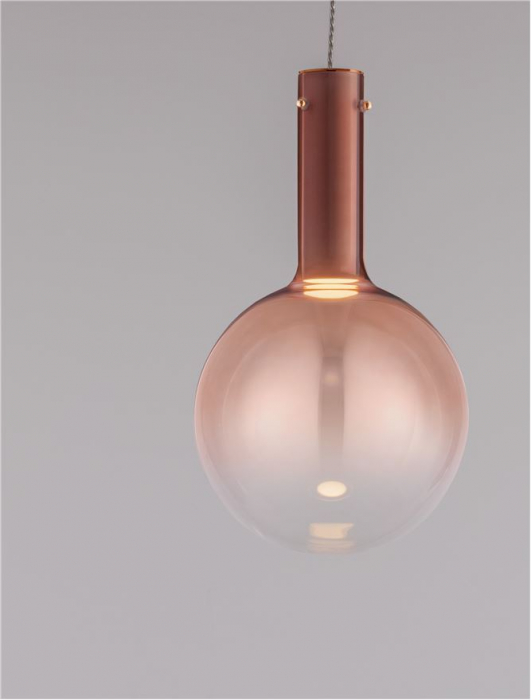 Nostos SP1 - suspensie moderna - PINK - Nova Luce [4]