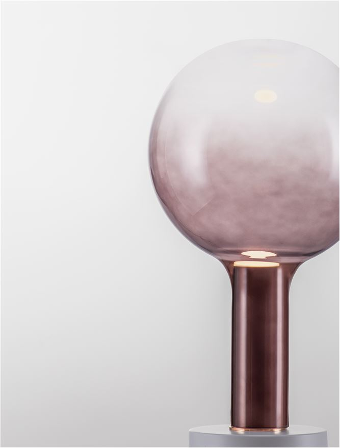 Nostos TL1 Brown Glass - veioza moderna [4]