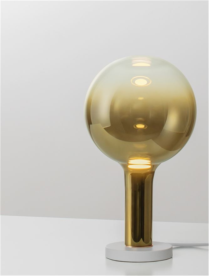 Nostos TL1 Gold Glass - veioza moderna [3]