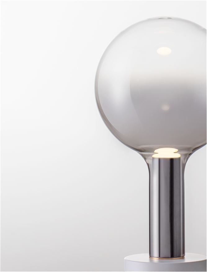 Nostos TL1 Smoke Glass - veioza moderna [3]