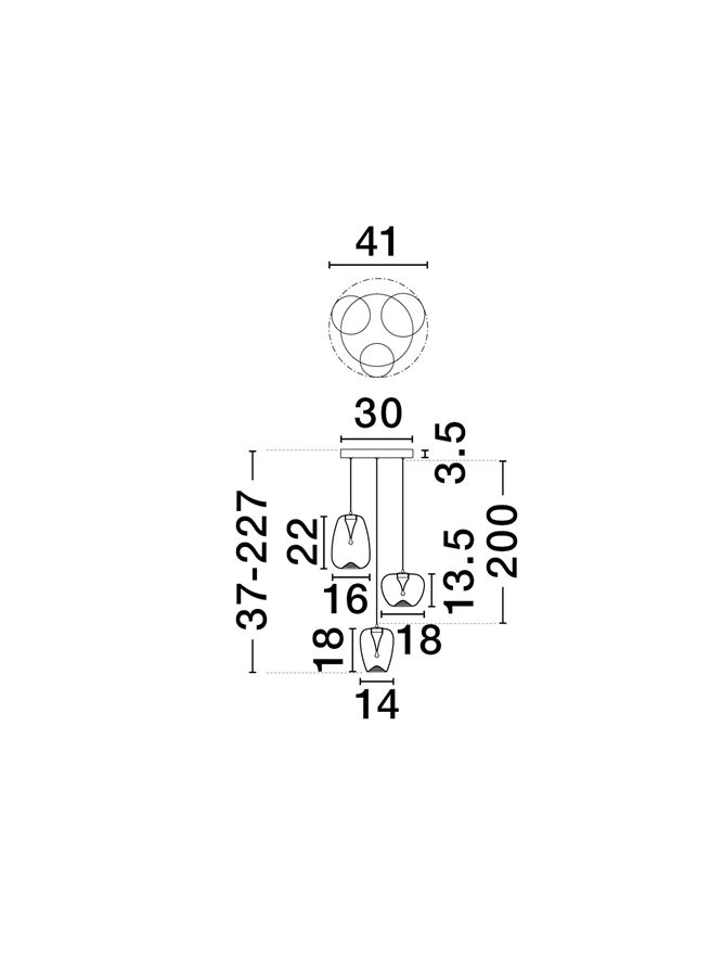OBLO suspensie LED 9009177 [6]