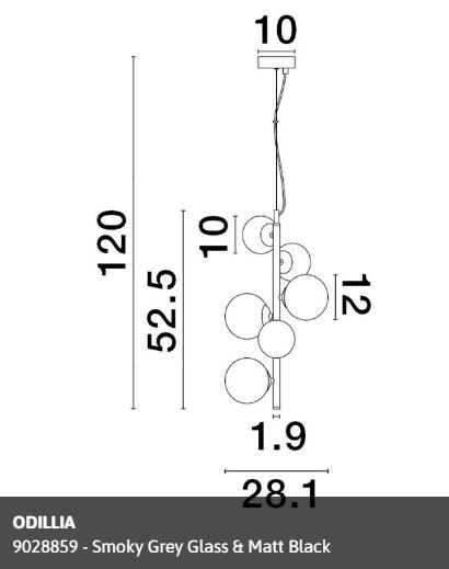 Suspensie moderna ONDILLIA 9028859 - Nova Luce [3]