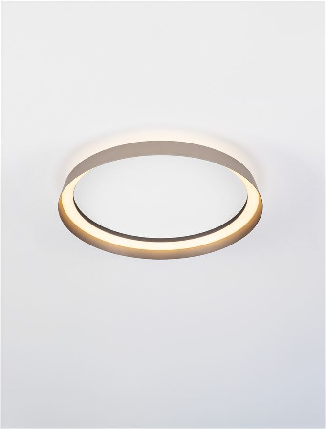 ORMI PL45 - Triac Dimmable Champaign Brown Aluminium & Acrylic - PLAFONIERA [4]