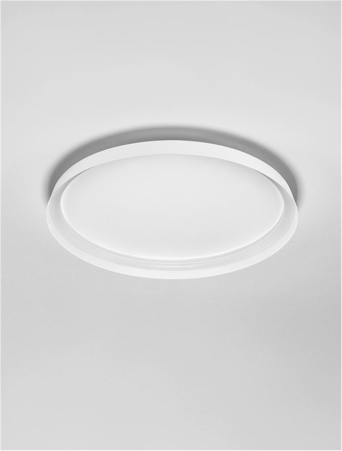 ORMI PL60 - Triac Dimmable Sandy White Aluminium & Acrylic - PLAFONIERA [3]
