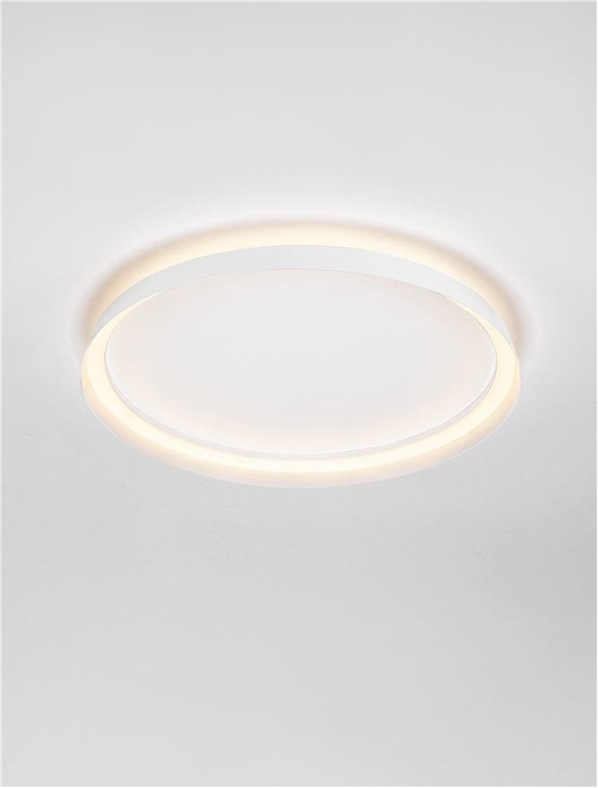 ORMI PL60 - Triac Dimmable Sandy White Aluminium & Acrylic - PLAFONIERA [4]